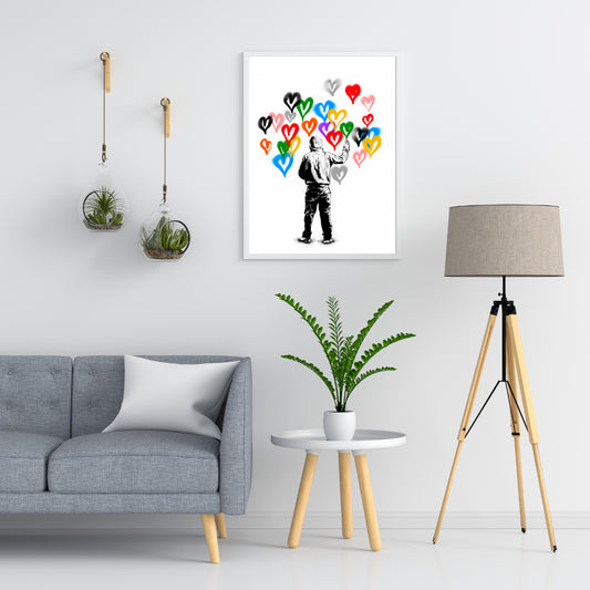 Quadro Graffiti Love